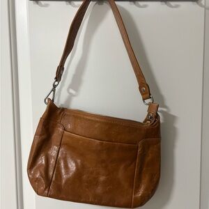 HOBO Tan Leather Shoulder Bag